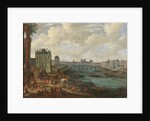 The Seine and La Porte de la Conférence, c.1689 by Pieter I Casteels
