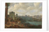 The Seine and La Porte de la Conférence, c.1689 by Pieter I Casteels
