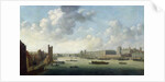 Perspective View of Paris perspective view of Paris from the Barber Bridge downstream by Abraham de Verwer