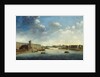 The Seine from the Barbier Bridge Upstream, the Louvre by Netherlandish School