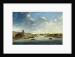 The Seine from the Barbier Bridge Upstream, the Louvre by Netherlandish School
