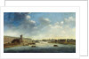 The Seine from the Barbier Bridge Upstream, the Louvre by Netherlandish School