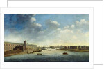 The Seine from the Barbier Bridge Upstream, the Louvre by Netherlandish School