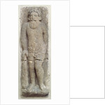 A Savage Man Holding His Club by French School