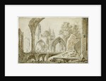 Interior of the Church of Sainte-Geneviève in Ruins, 1807 by Denise (fl.1779-97) Duchateau