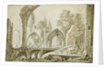 Interior of the Church of Sainte-Geneviève in Ruins, 1807 by Denise (fl.1779-97) Duchateau