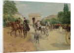 Riders and Carriages on the Avenue du Bois, 1910 by Georges Stein