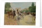Riders and Carriages on the Avenue du Bois, 1910 by Georges Stein