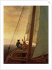 On Board a Sailing Ship, 1819 by Caspar David Friedrich