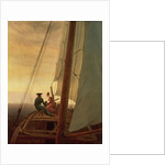 On Board a Sailing Ship, 1819 by Caspar David Friedrich