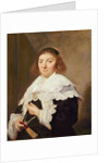 Maria Pietersdochter Olycann, wife of Andries van der Horn, 1638 by Frans Hals