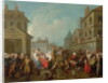 Street Carnival in Paris, 1757 by Etienne Jeaurat