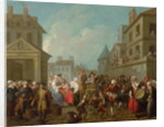 Street Carnival in Paris, 1757 by Etienne Jeaurat