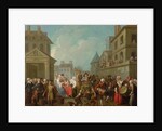 Street Carnival in Paris, 1757 by Etienne Jeaurat