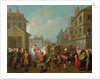 Street Carnival in Paris, 1757 by Etienne Jeaurat