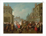 Street Carnival in Paris, 1757 by Etienne Jeaurat
