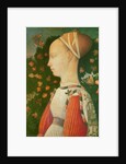 Portrait of Ginevra d'Este, c.1436-38 by Antonio Pisanello