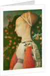 Portrait of Ginevra d'Este, c.1436-38 by Antonio Pisanello