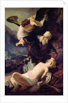 The Angel Stopping Abraham from Sacrificing Isaac, 1636 by (studio of) Rembrandt Harmensz. van Rijn