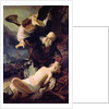 The Angel Stopping Abraham from Sacrificing Isaac, 1636 by (studio of) Rembrandt Harmensz. van Rijn