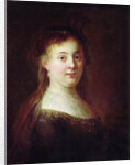 Portrait of Saskia van Uylenburch, c.1633 by Rembrandt Harmensz. van Rijn