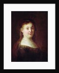 Portrait of Saskia van Uylenburch, c.1633 by Rembrandt Harmensz. van Rijn