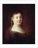 Portrait of Saskia van Uylenburch, c.1633 by Rembrandt Harmensz. van Rijn