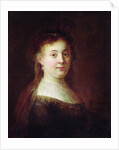 Portrait of Saskia van Uylenburch, c.1633 by Rembrandt Harmensz. van Rijn