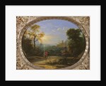 Coastal Landscape at Sunset by Claude Lorrain (1600-82)