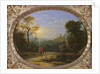 Coastal Landscape at Sunset by Claude Lorrain (1600-82)