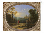 Coastal Landscape at Sunset by Claude Lorrain (1600-82)