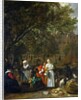 A Herb Market in Amsterdam by Gabriel Metsu