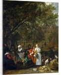 A Herb Market in Amsterdam by Gabriel Metsu