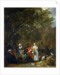 A Herb Market in Amsterdam by Gabriel Metsu