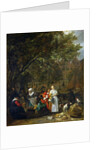 A Herb Market in Amsterdam by Gabriel Metsu