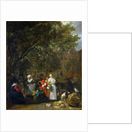 A Herb Market in Amsterdam by Gabriel Metsu