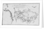 Map of North America, plotting the expeditions of Sir Alexander Mackenzie in 1789 and 1798 to the Arctic Ocean by French School
