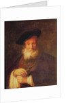 Portrait of an Old Man by Rembrandt Harmensz. van Rijn