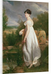 Full-length Portrait of Madame Visconti, wife of the former ambassador of the Cisalpine Republic, France by Francois Pascal Simon Baron Gerard
