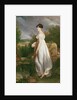 Full-length Portrait of Madame Visconti, wife of the former ambassador of the Cisalpine Republic, France by Francois Pascal Simon Baron Gerard