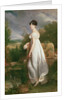 Full-length Portrait of Madame Visconti, wife of the former ambassador of the Cisalpine Republic, France by Francois Pascal Simon Baron Gerard