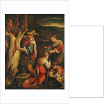 A Peasant Skinning a Pork by Francesco Bassano