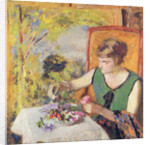 Woman with a Bouquet of Flowers, 1925 by Edouard Vuillard