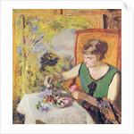 Woman with a Bouquet of Flowers, 1925 by Edouard Vuillard