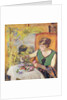 Woman with a Bouquet of Flowers, 1925 by Edouard Vuillard