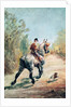 Trotting Horseman with a Little Dog, 1879 by Henri de Toulouse-Lautrec