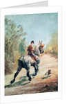 Trotting Horseman with a Little Dog, 1879 by Henri de Toulouse-Lautrec