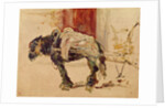 A Draft Horse at Céleyran, 1881 by Henri de Toulouse-Lautrec