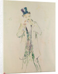 A Standing Gentleman Lighting his Cigar, 1885 by Henri de Toulouse-Lautrec