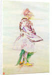 The Profile of a Standing Dancer, 1887 by Henri de Toulouse-Lautrec